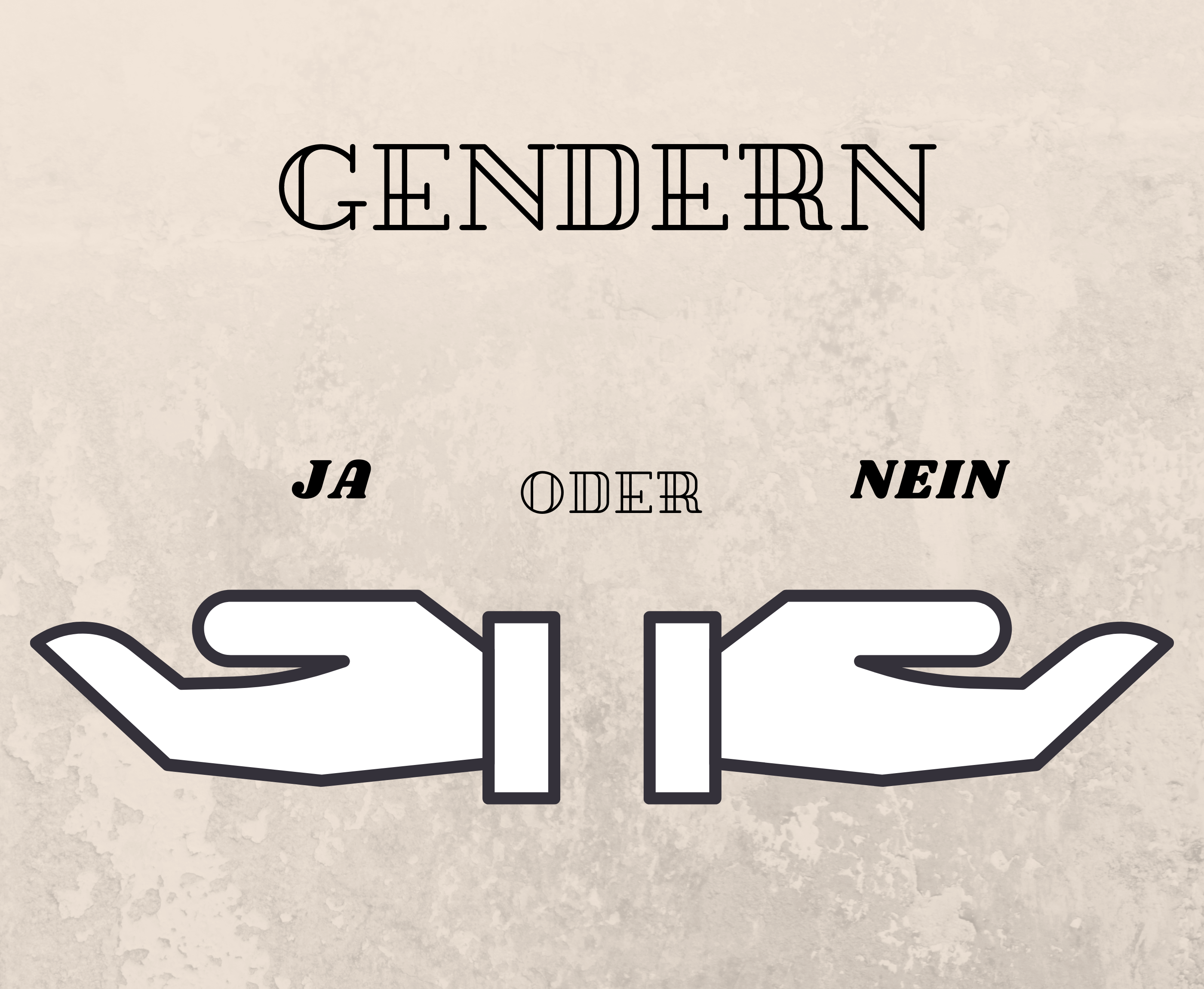 Schrift Gendern Ja oder Nein